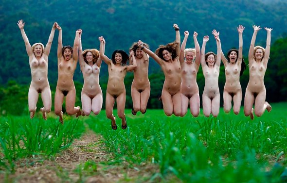 Много голых девушек - частные фото