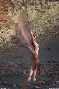 Лучшие фото ню рыжей девушки с крыльями